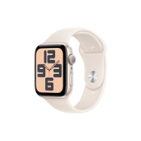 Смарт-годинник Apple Watch SE 2024 GPS 40mm Starlight Aluminium Case with Starlight Sport Band - M/L (MXEG3QH/A)