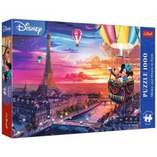 Пазл Trefl Premium Plus Disney Міккі та Мінні в Парижі 1000 елементів (5900511109177)