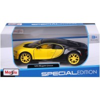 Машина Maisto Bugatti Chiron 1:24 Чорно-жовта (31514 black/yellow)