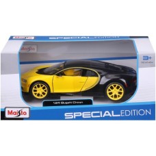 Машина Maisto Bugatti Chiron 1:24 Чорно-жовта (31514 black/yellow)