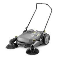 Підмітальна машина Karcher KM 70/20 C 2SB, професійна, ручна, захват 98см, контейнер 45л, 22кг (1.517-131.0)