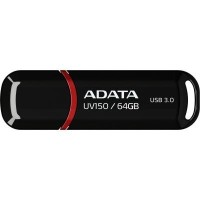 USB флеш накопичувач ADATA 64GB UV150 Black USB 3.0 (AUV150-64G-RBK)