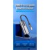 Перехідник USB3.1 Type-C to Ethernet RJ45 1000Mb Aluminum black Vention (CFNHB)