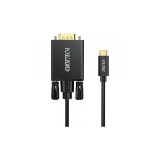 Кабель мультимедійний USB-C to VGA 1.8m FHD60Hz black Choetech (XCV-1801-BK)