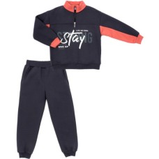 Спортивний костюм дитячий Smile на флісі (4225-122B-gray)