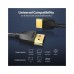 Кабель мультимедійний HDMI M to HDMI M 0.5m black Vention (AAIBD)