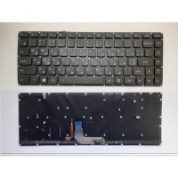 Клавіатура ноутбука Lenovo IdeaPad Yoga 900-13ISK черная с подсв UA (A46128)
