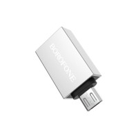 Перехідник OTG USB 3.0 AF to Micro 5P M BOROFONE (6957531090311)
