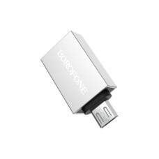 Перехідник OTG USB 3.0 AF to Micro 5P M BOROFONE (6957531090311)