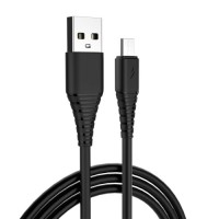 Дата кабель USB 2.0 AM to Micro 5P 1.0m black ColorWay (CW-CBUM025-BK)