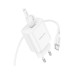Зарядний пристрій BOROFONE BA82A Platinum USB-C PD25W + cable USB-C to USB-C White (6941991112270)