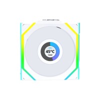 Кулер до корпусу Lian Li Uni Fan SL WIRELESS LCD Reverse, 120-1 (G99.12RSLLCD1W1W.00)