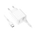 Зарядний пристрій HOCO C98A Proton USB QC3.0 + cable USB to USB-C White (6931474766878)