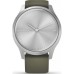 Смарт-годинник Garmin vivomove Style, Silver, Moss, Silicone (010-02240-21)