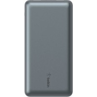 Батарея універсальна Belkin 10000mAh 15W 2xUSB-A, USB-C Gray (BPB011BTGY)
