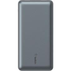 Батарея універсальна Belkin 10000mAh 15W 2xUSB-A, USB-C Gray (BPB011BTGY)