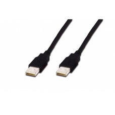 Дата кабель USB 2.0 AM/AM 1.0m Digitus (AK-300100-010-S)