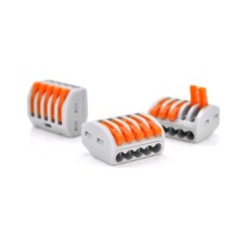 З'єднувач кабелю 5-pin аналог WAGO K222-415, 15штпак Voltronic (K222-415/15)