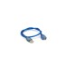 Дата кабель USB 2.0 AM/AF 0.5m transparent blue Voltronic (YT-AM/AF-0,5TBL)