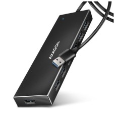 Концентратор AXAGON USB 3.1 to 7xUSB 3.0 black (HUE-F7A)