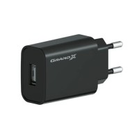 Зарядний пристрій Grand-X Quick Charge QС3.0 3.6V-6.5V 3A, 6.5V-9V 2A, 9V-12V 1.5A USB (CH-550B)