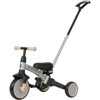 Дитячий велосипед QPlay Stager 3 в 1 з ручкою, біговел, Silver (T80STAGERSilver)