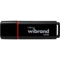 USB флеш накопичувач Wibrand 128GB Scarab Black USB 3.2 (WI3.2/SC128P11B)