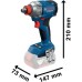 Гайковерт Bosch GDX 18V-285 18V, до 3600об/хв, 285Нм, квадрат 1/2", 1.1кг (0.601.9N2.120)