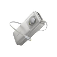 Батарея універсальна Baseus Free2Pull 20000mAh 65W, PD/3.0, QC/3.0, Lunar gray (P10073700843-00)