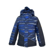 Куртка Huppa ALEX 1 17800130 темно-синій з принтом/світло-синій 158 (4741468986166)