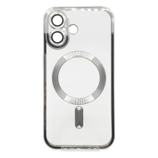 Чохол до мобільного телефона BeCover TPU Chrome Case MagSafe Apple iPhone 16 Silver (712073)