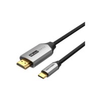 Кабель мультимедійний USB-C to HDMI M 1.5m 4K60Hz Thunderbolt 3 HDCP2.2 black VENTION (CRBBG)