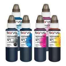 Чорнило Barva Epson 1 6х100 мл, universal, BK/C/M/Y/LC/LM (EU1-100-2MP)