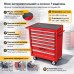 Візок для інструменту GTM на колесах, 7 відділень, центральний замок (TRGL2007)