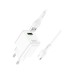Зарядний пристрій HOCO C98A Proton USB QC3.0 + cable USB to USB-C White (6931474766878)