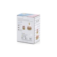 Розвиваюча іграшка Viga Toys PolarB дерев'яна пірамідка Лисичка (44206)