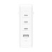 Зарядний пристрій Belkin 140W 3хUSB-С GAN PD PPS USB-A White (WCH014BTWH)