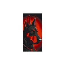 Картина по номерам ArtCraft Доберман 40х80 см (11522-AC)