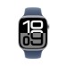 Смарт-годинник Apple Watch Series 10 GPS + Cellular 42mm Gold Titanium Case with Starlight Sport Band - S/M (MX063QH/A)