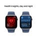 Смарт-годинник Apple Watch Series 10 GPS + Cellular 42mm Gold Titanium Case with Starlight Sport Band - S/M (MX063QH/A)