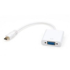 Перехідник HDMI C M to VGA F 0.15m Vinga (HDMICMVGAF-01)
