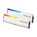 Модуль пам'яті для комп'ютера DDR5 64GB (2x32GB) 6000 MHz Ripjaws M5 RGB Matte White G.Skill (F5-6000J3040G32GX2-RM5RW)