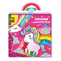 Набір для творчості Ses Creative Книжка-розмальовка - Єдиноріжки (00111S)