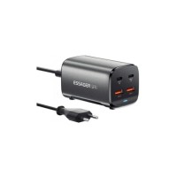 Зарядний пристрій Essager 2xUSB-C + 2xUSB 67W GaN (ECT2AC-JYB0G-Z)