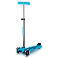 Самокат Micro серії Maxi Deluxe Glow LED" Синій кришталь" (MMD366)