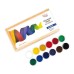 Гуашеві фарби Rosa Studio Classic 12 кольорів по 40 мл, дерев’яний пенал (4823098540625)