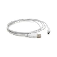 Дата кабель USB 2.0 AM to Micro 5P 1.5m white Voltronic (YT-AM/Mc-1.5Wt/20128)