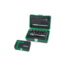 Набір інструментів Toptul і головок із тріскачкою 1/4" 41шт. (12-гр.) (GADW4502)