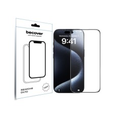 Скло захисне BeCover Apple iPhone 16 Plus Black (712123)