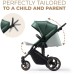 Коляска Kinderkraft 2 в 1 Prime 2 Dark Green (KSPRIM02GRE2000) (5902533922918)